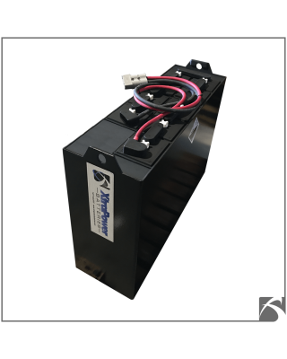 09-160-15 ReConditioned Battery, Front Angled View