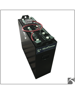 12-125-11 ReConditioned Battery, Front Angled View