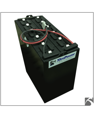 12-125-23 ReConditioned Battery, Front Angled View