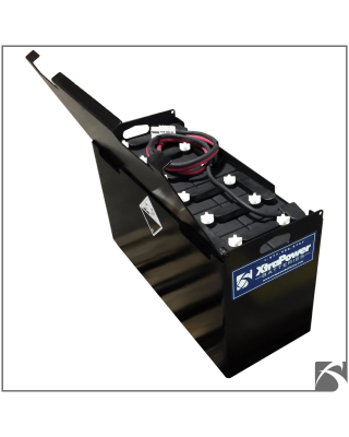 12-75-13 ReConditioned Battery, Front Angled View