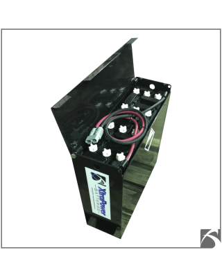 12-85-07 ReConditioned Battery, Front Angled View