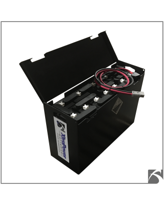 12-85-11 ReConditioned Battery, Front Angled View