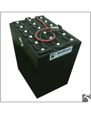 18-125-23 ReConditioned Battery, Front Angled View