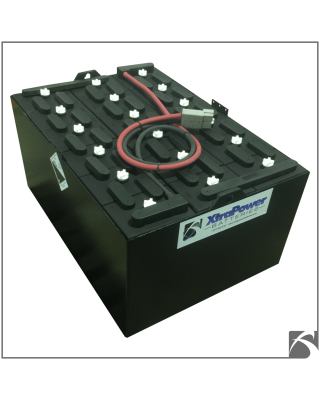 18-75-23 ReConditioned Battery, Front Angled View