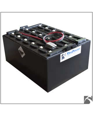 18-75-25 ReConditioned Battery, Front Angled View