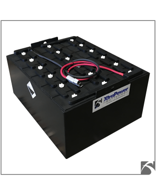 18-75-27 ReConditioned Battery, Front Angled View