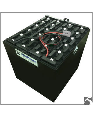 24-100-21 ReConditioned Battery, Front Angled View