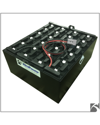 24-75-21 ReConditioned Battery, Front Angled View