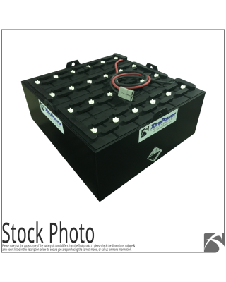 24-75-25 ReConditioned Battery, Front Angled View