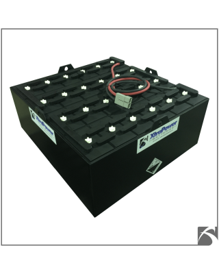 24-75-27 ReConditioned Battery, Front Angled View