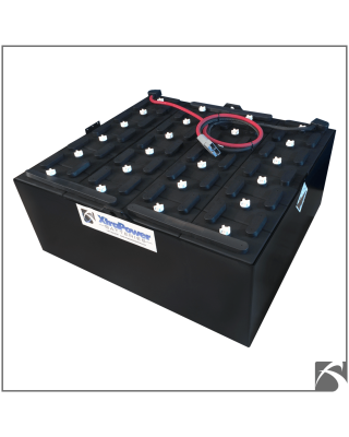 24-75-29 ReConditioned Battery, Front Angled View