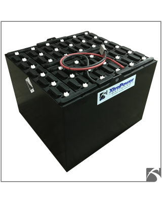 36-125-17 ReConditioned Battery, Front Angled View