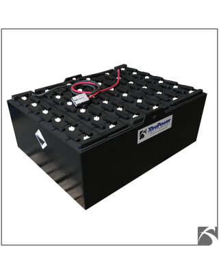 36-75-21 ReConditioned Battery, Front Angled View