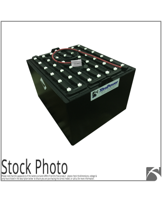 40-125-07 ReConditioned Battery, Front Angled View